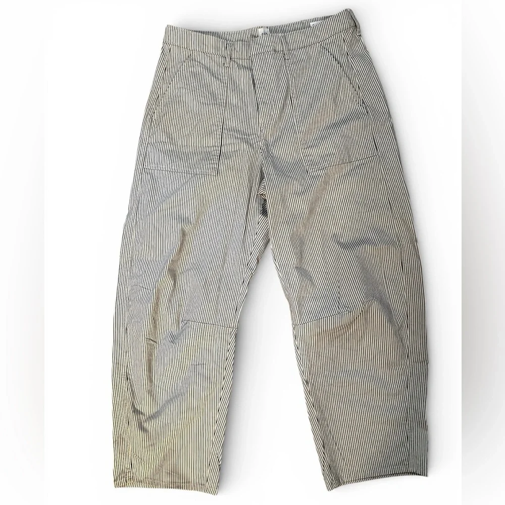GAP High Rise Barrel Striped Pants - Picture 2 of 10